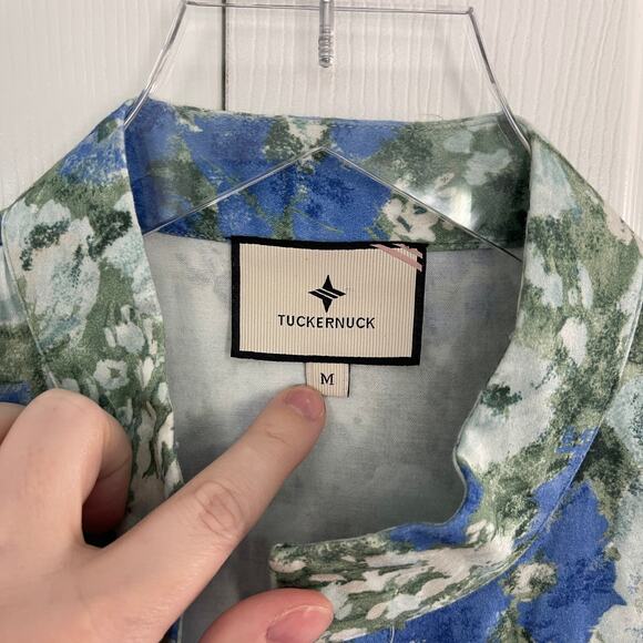 Tuckernuck Jardin De Fleurs Sleeveless Royal Shirt Dress - Picture 5 of 7